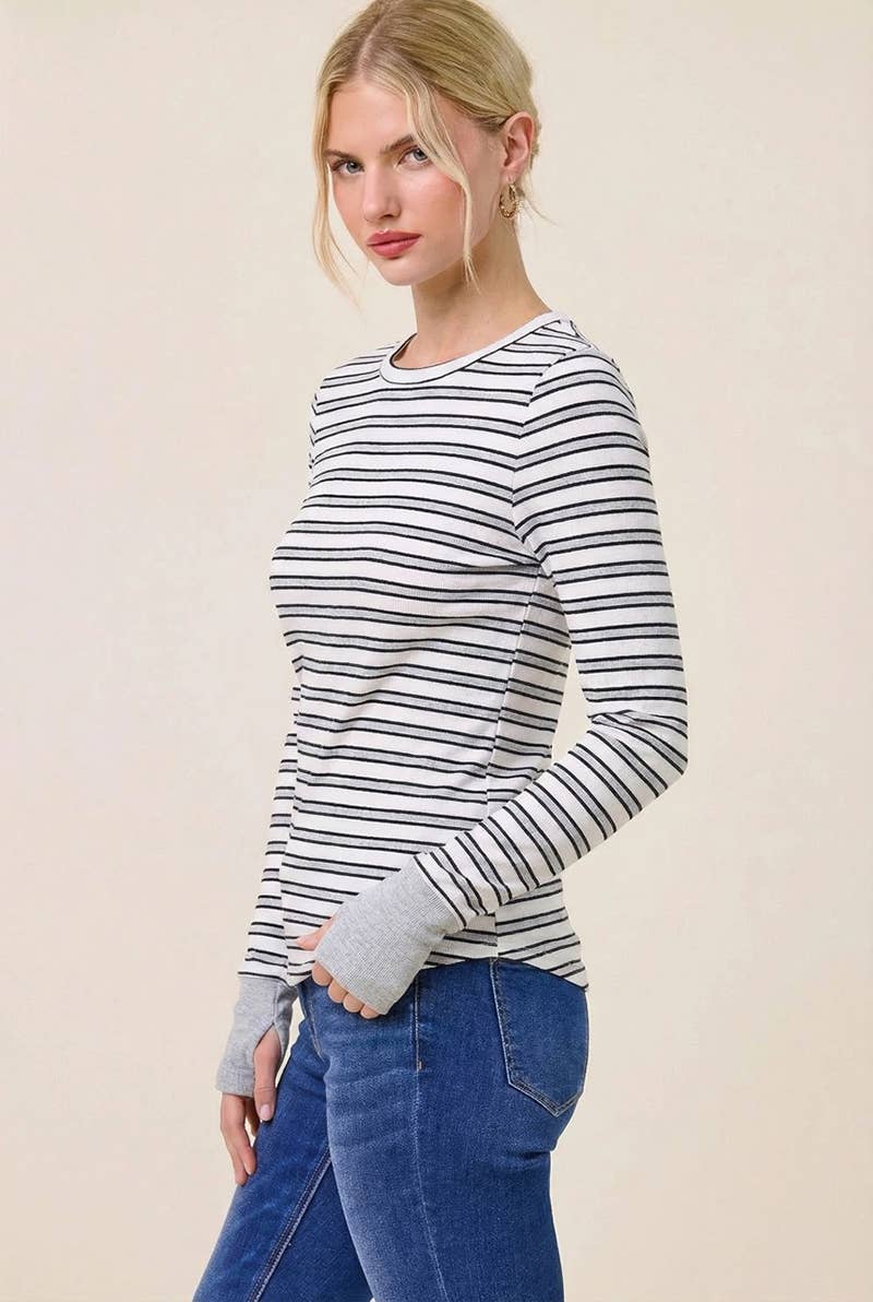 Ciara Ribbed Top