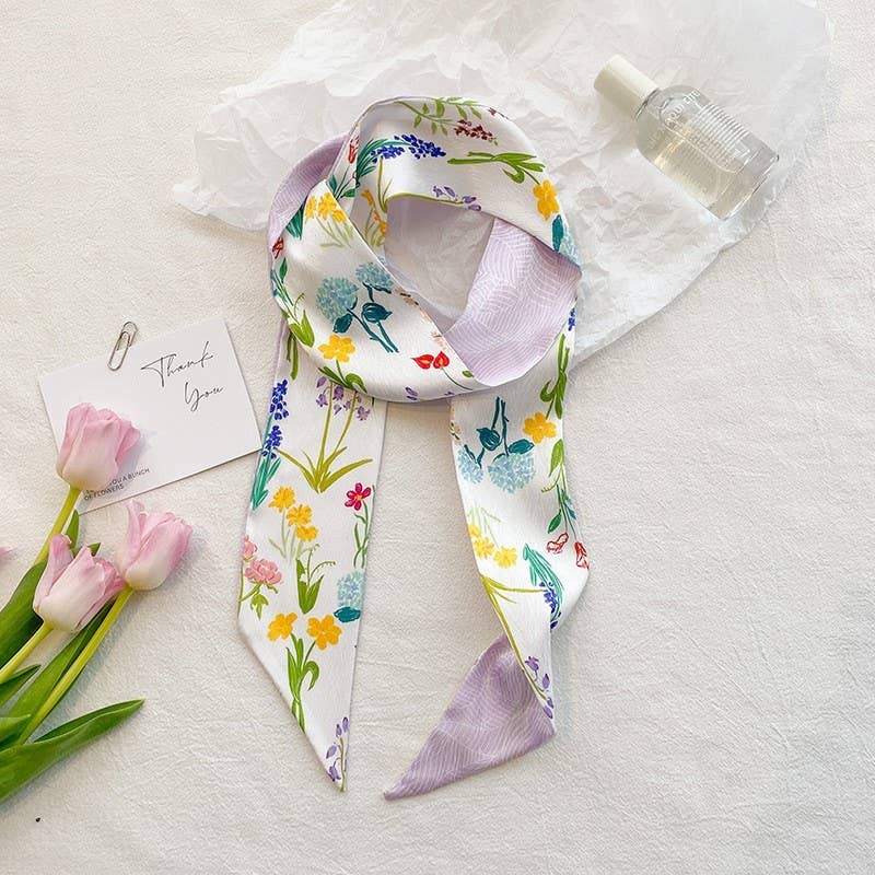 Floral Twilly Scarf