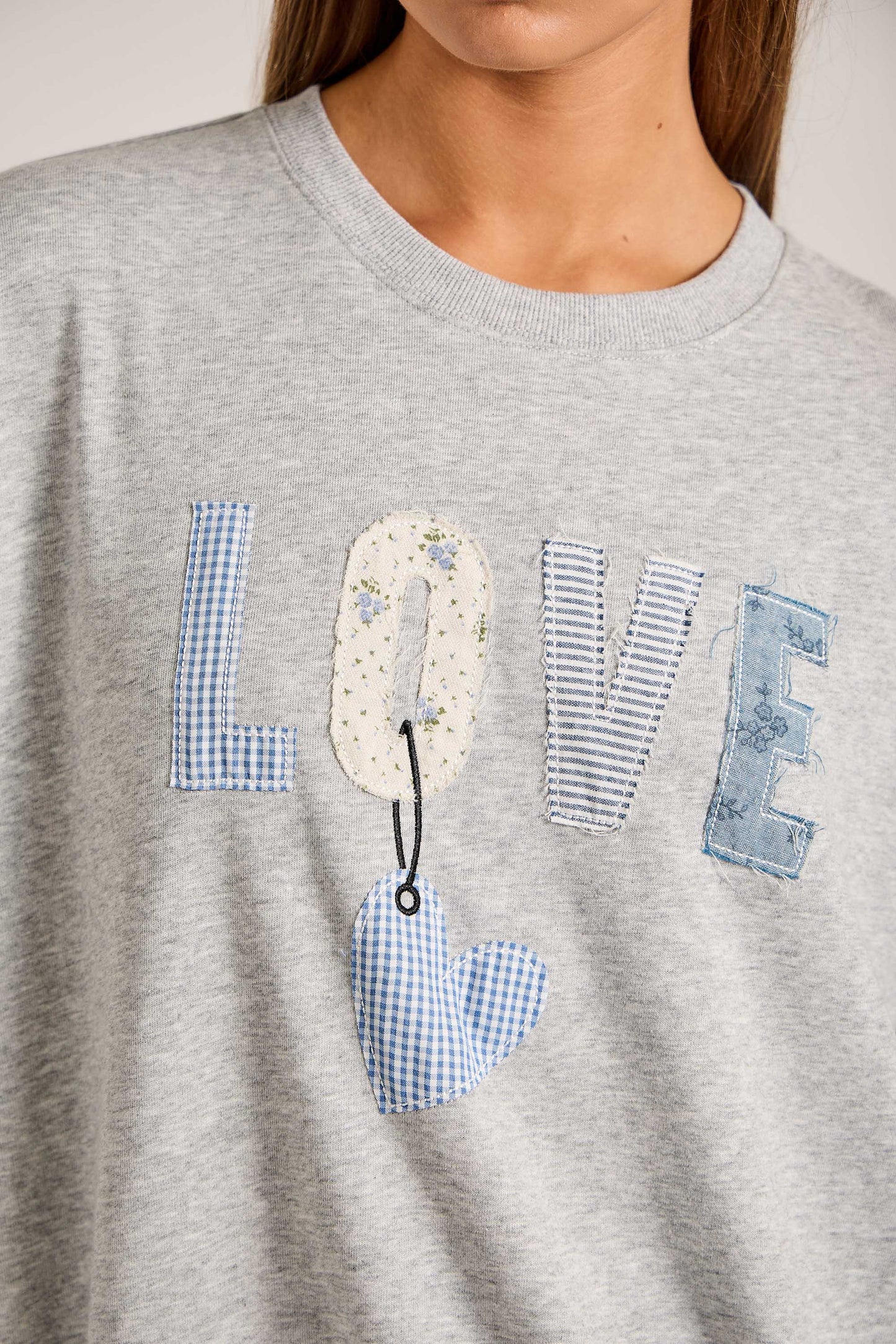 Grey Love Sweatshirt