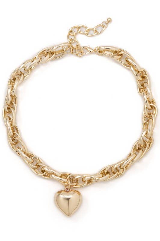 Chunky Heart Necklace