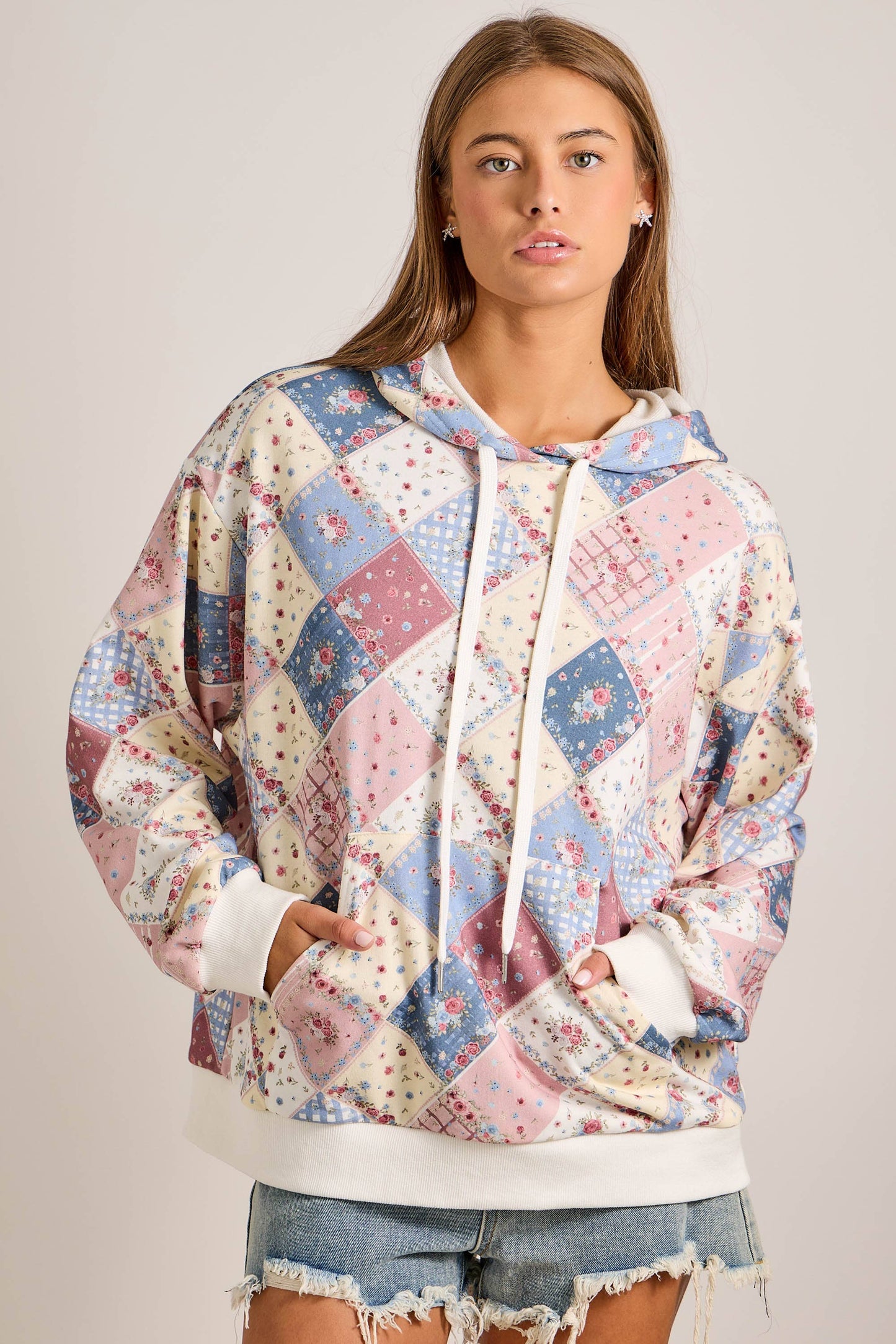 Patchwork Hoodie