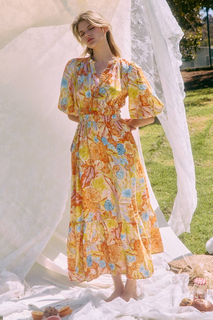 Marigold Garden Dress