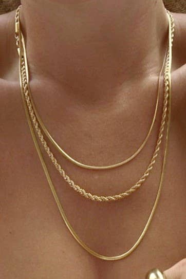 18K Dipped Amberly Necklace