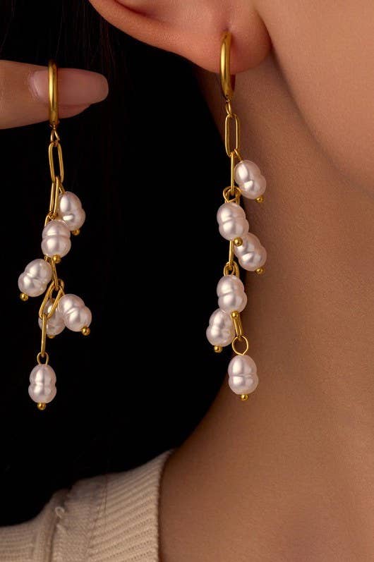 Pearl Rain Earrings | WR