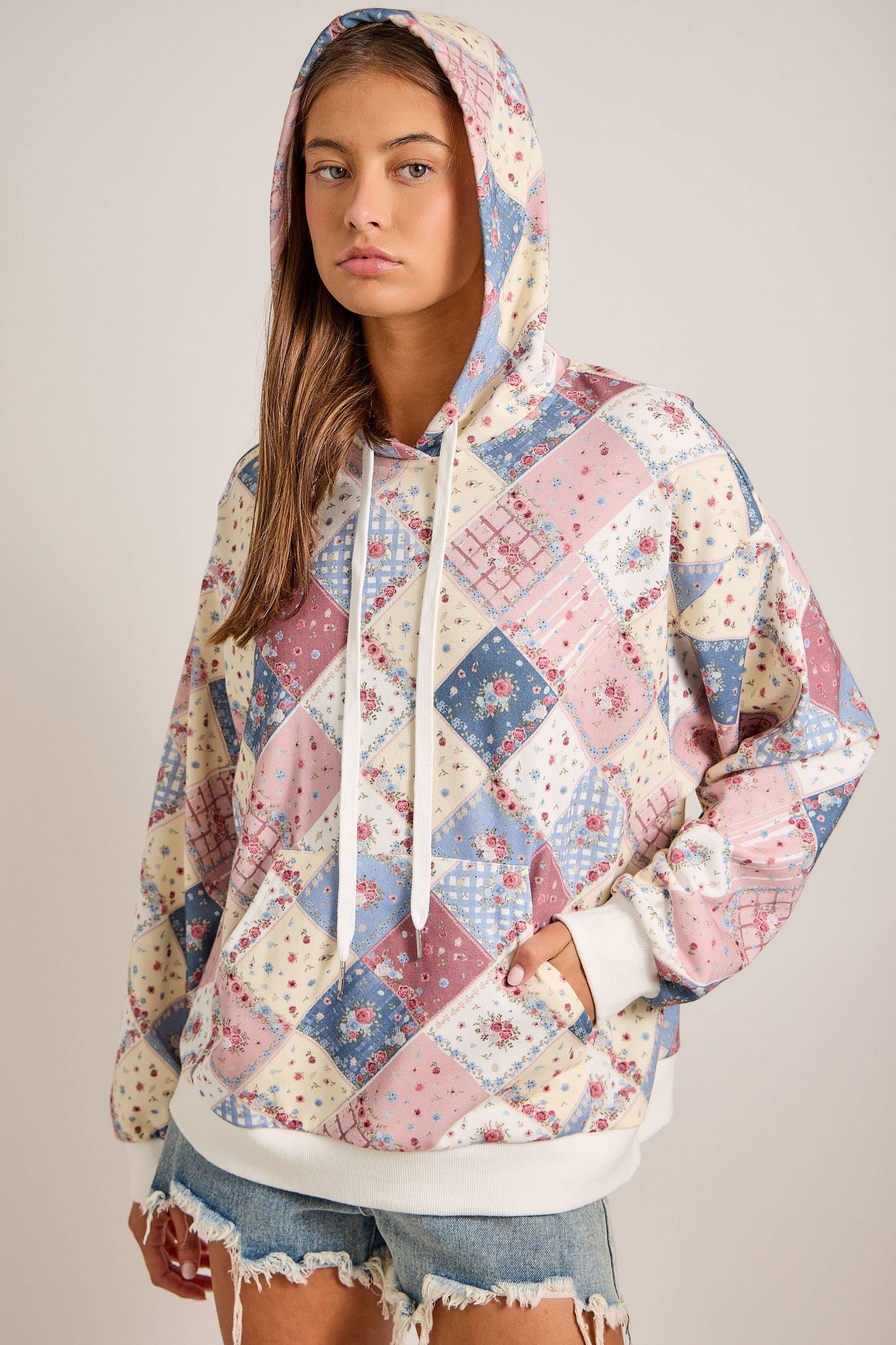 Patchwork Hoodie
