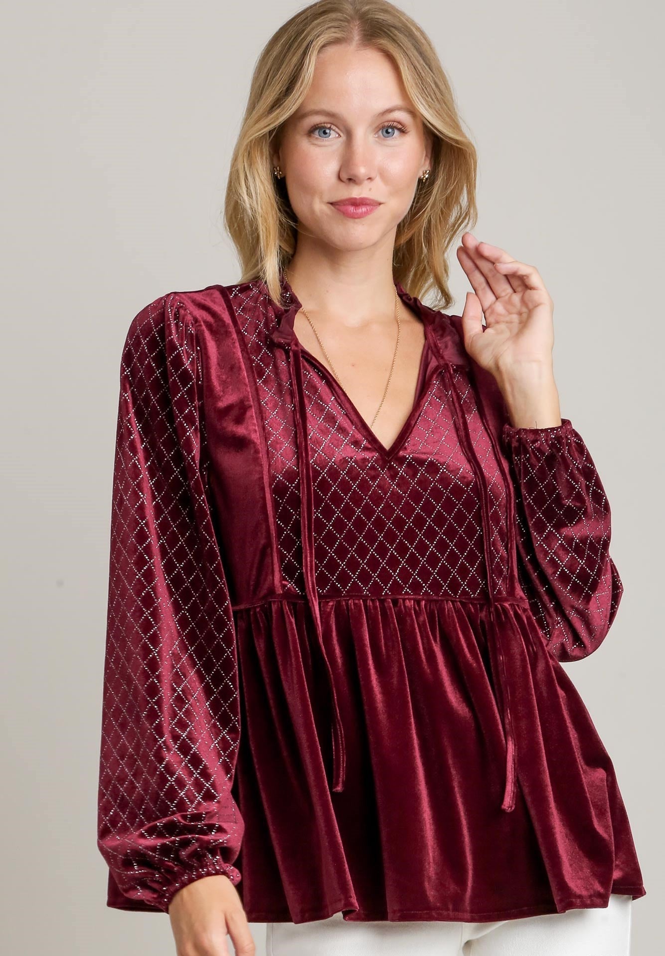 Holiday Velvet Top