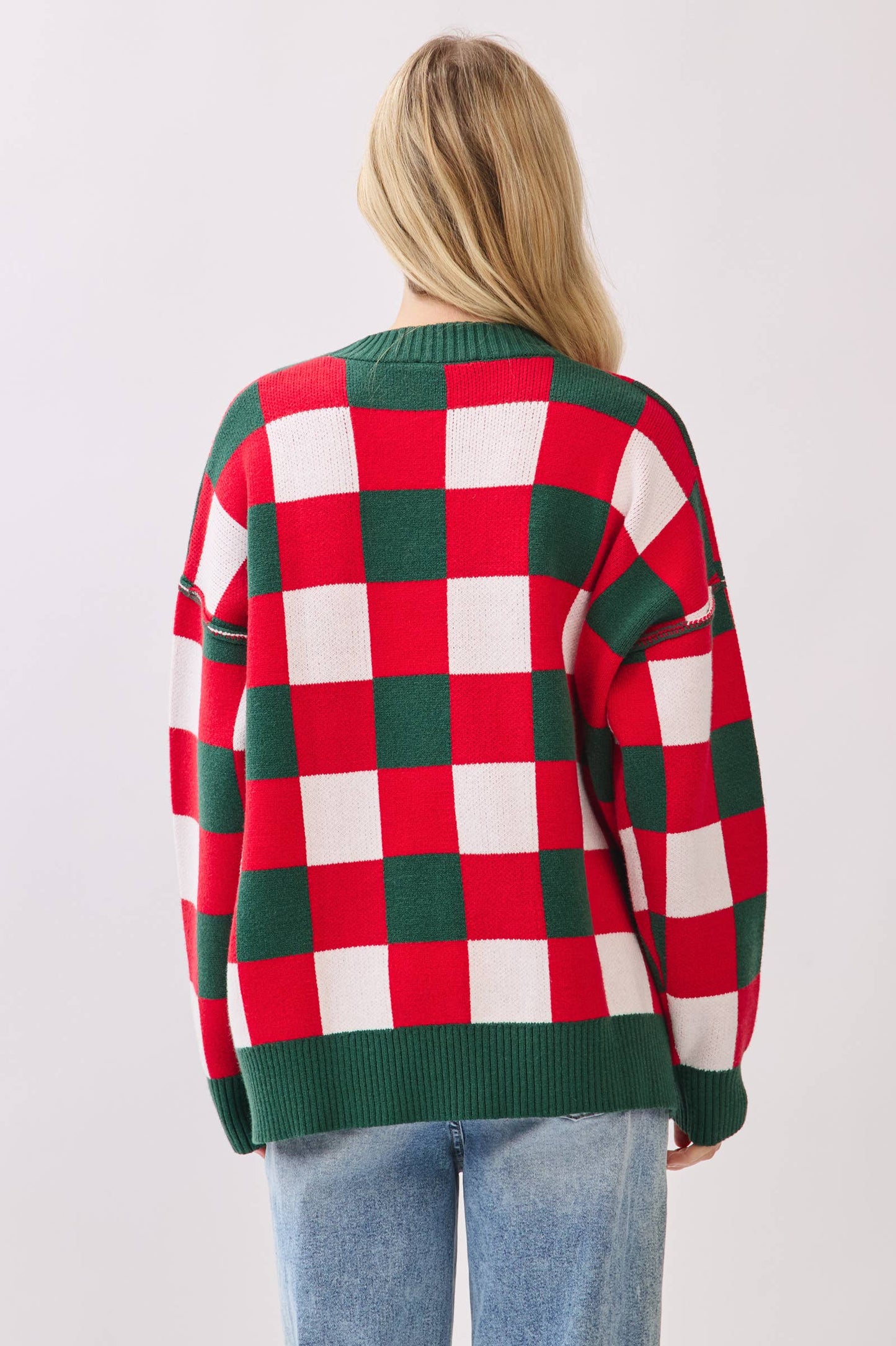 Holiday Plaid Sweater