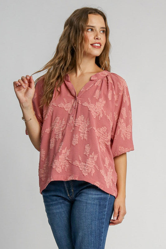 Mauve Blossom Top
