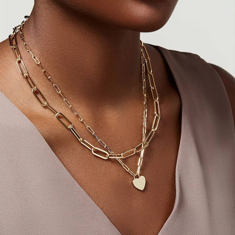 Lottie Necklace | 18K Dipped Gold