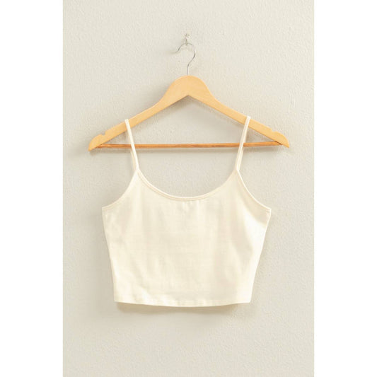 Cream Cropped Cami
