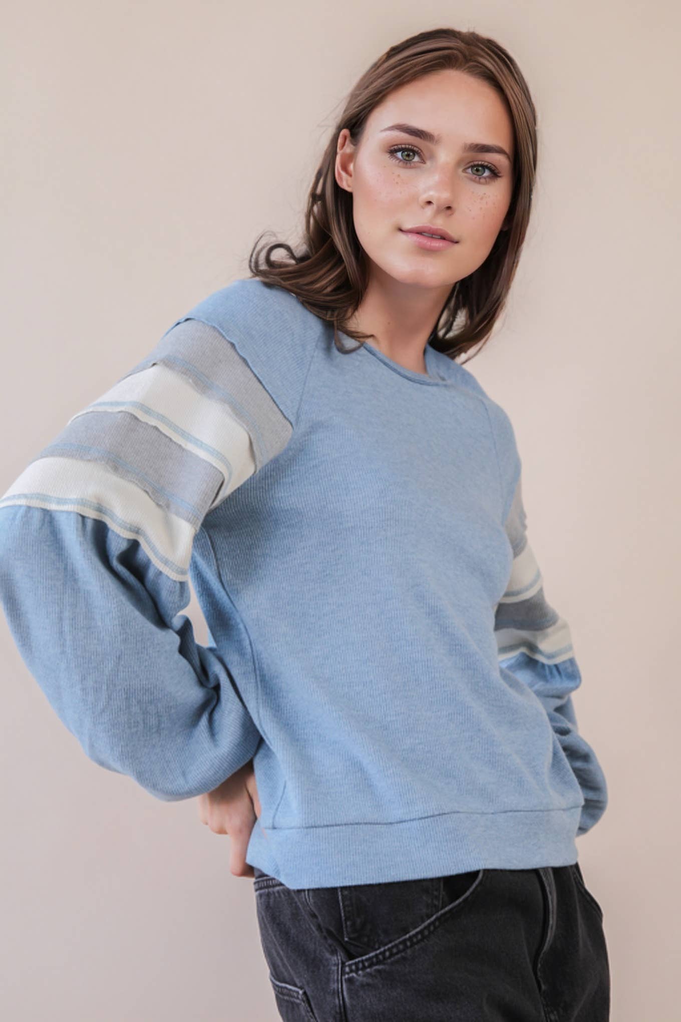 The Lizzie Top- Blue