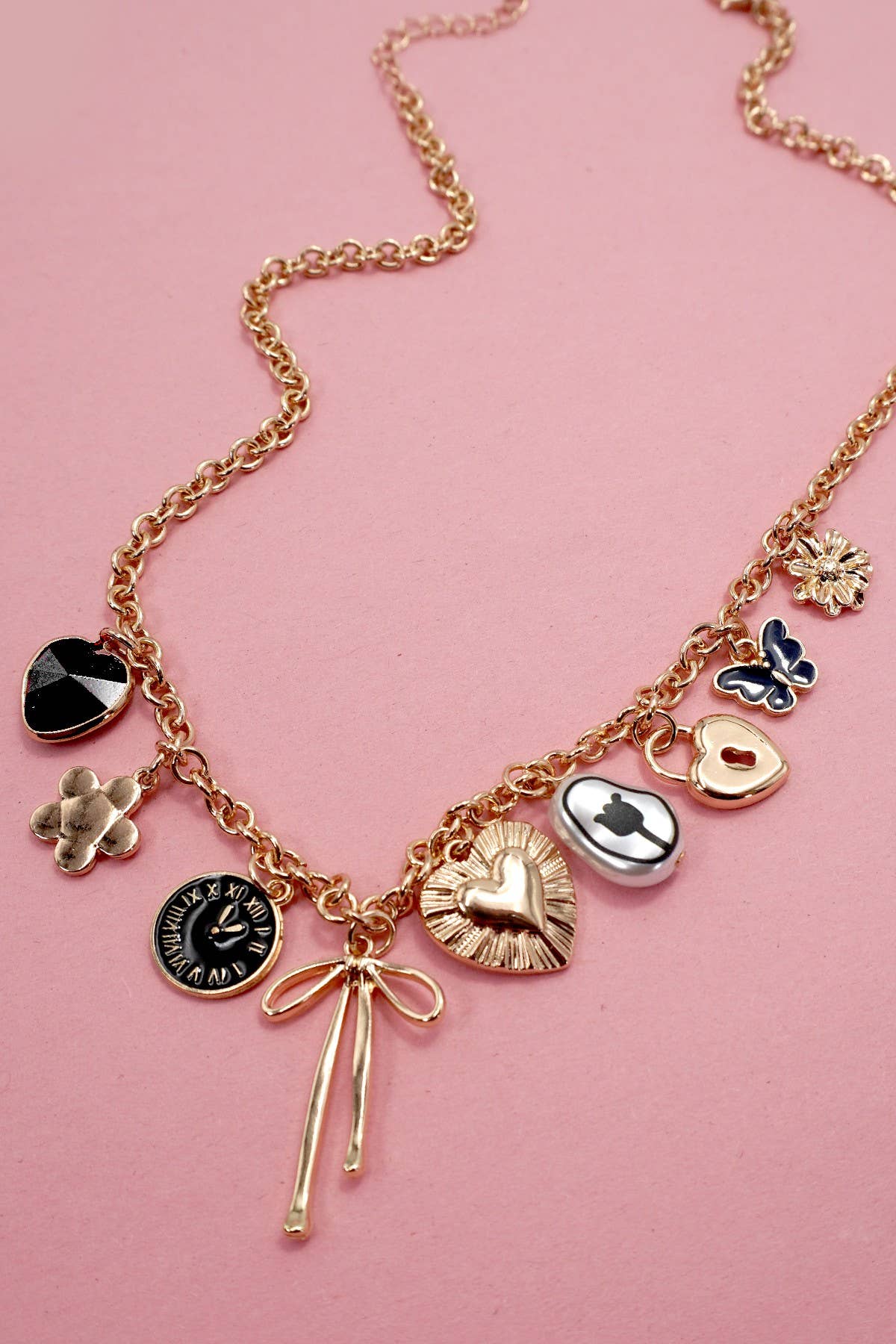 Charming Hearts Charm Necklace