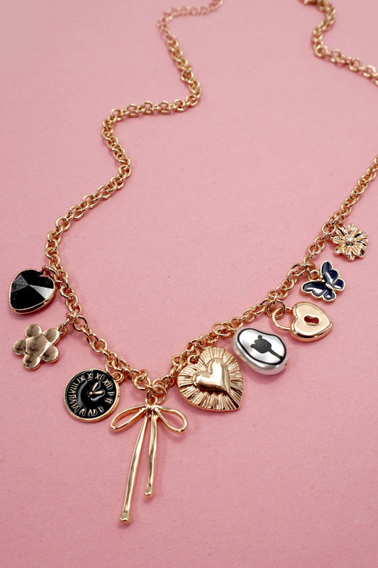 Charming Hearts Charm Necklace