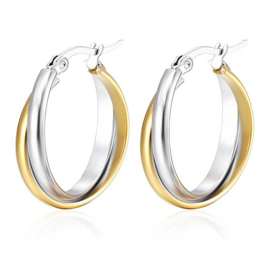 Two Tone Hoops- Water Resistant
