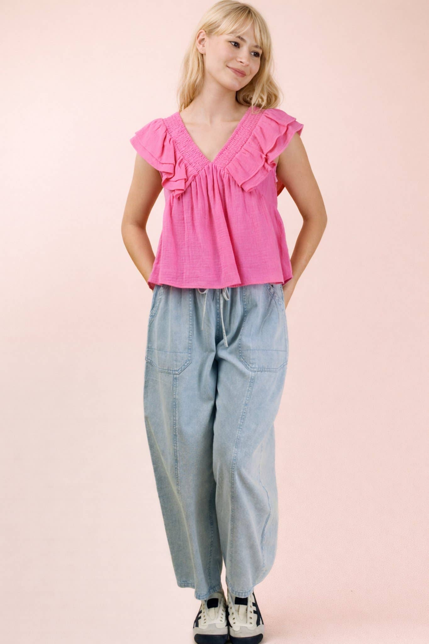 Summer Days Top- Pink