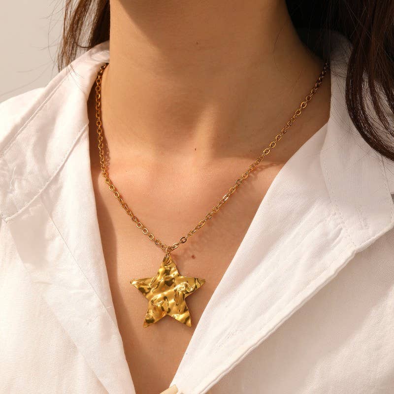 18K Dipped Star Necklace