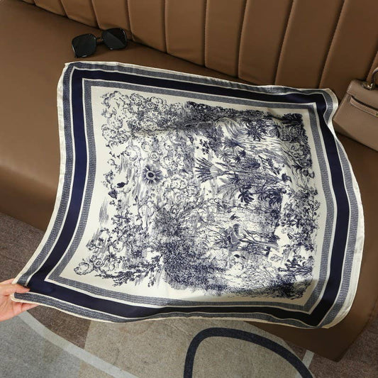 Toile Print Bandana Scarf