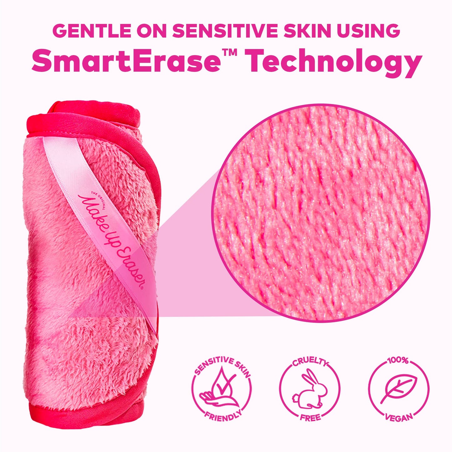 Original Pink MakeUp Eraser PRO
