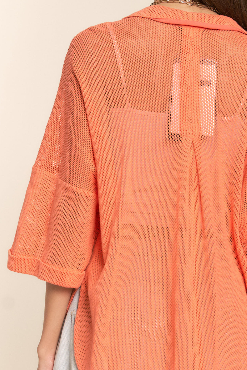 Poolside Button Up Top