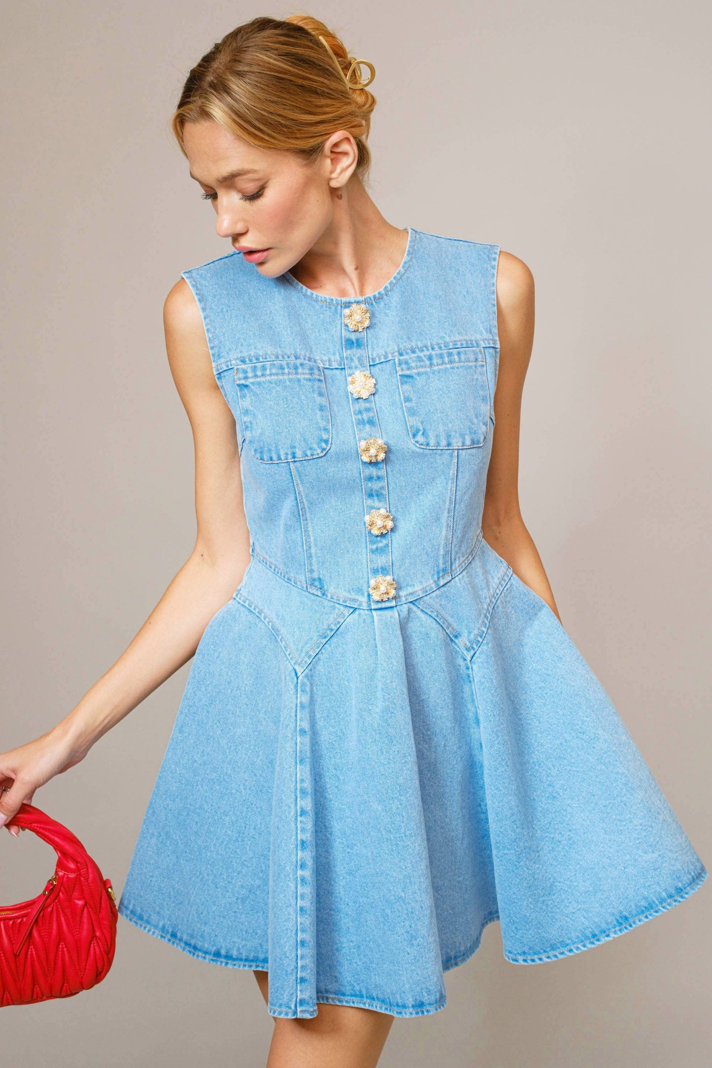 In my Denim Era Dress