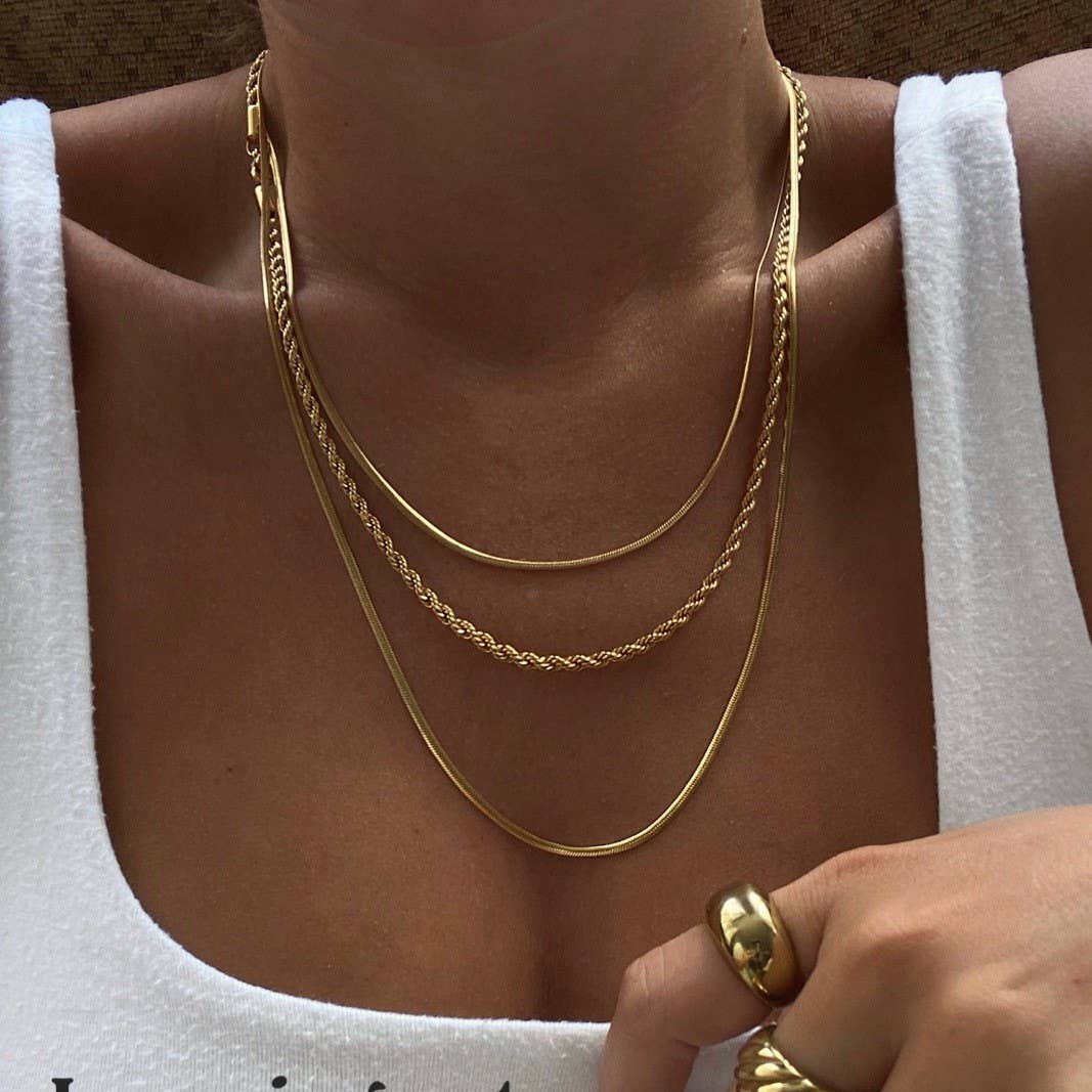 18K Dipped Amberly Necklace