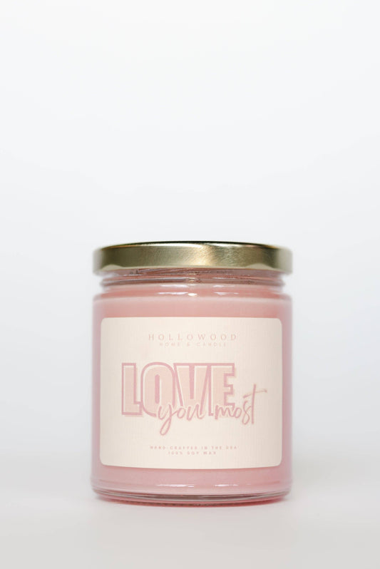 Valentine Candle: 8 OZ