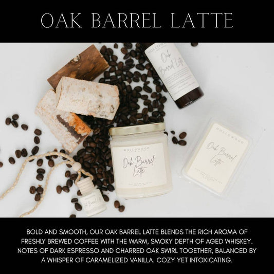 OAK BARREL LATTE |  8 OZ CANDLES