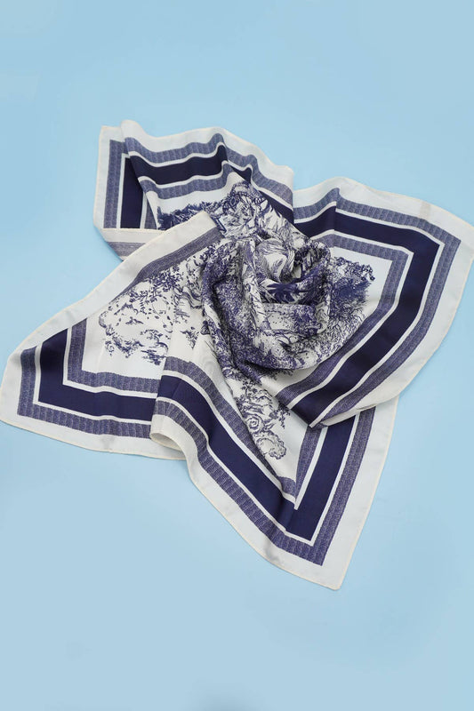Toile Print Bandana Scarf
