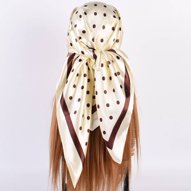 Polka Dot Bandana Scarf