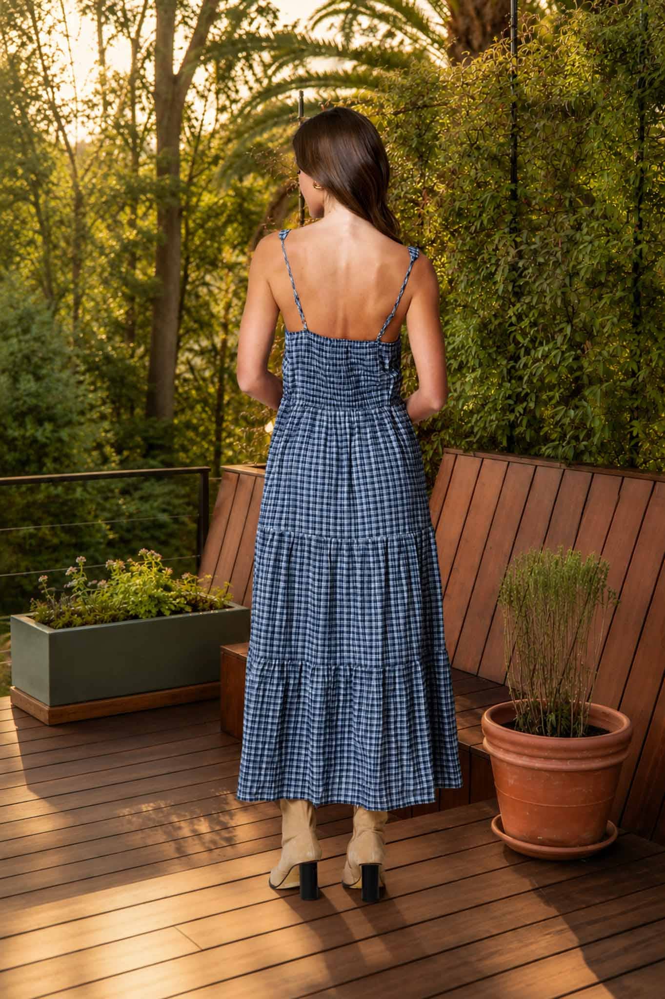 Plaid Around Dress