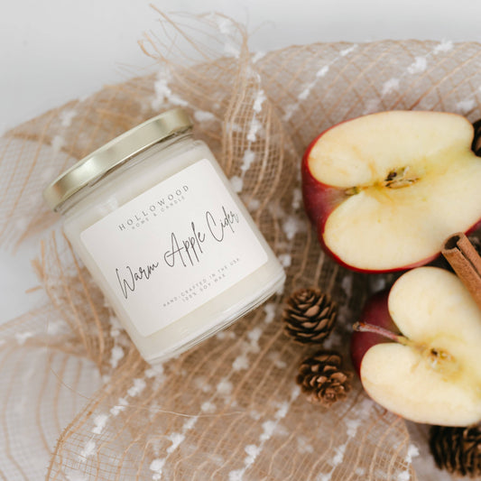 WARM APPLE CIDER | 8 OZ CANDLE