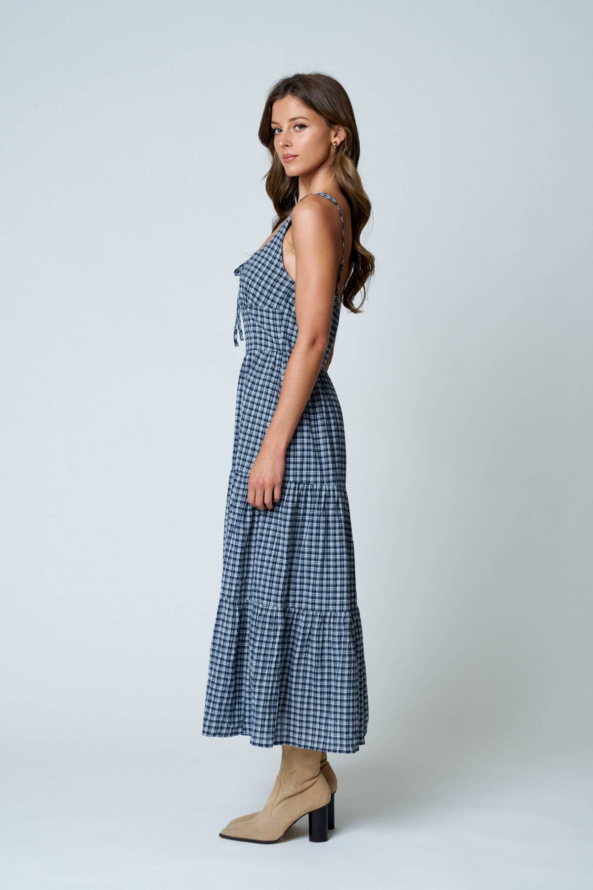 Plaid Around Dress