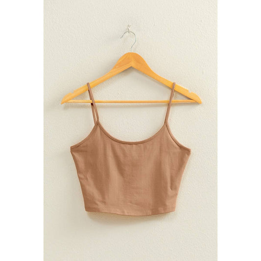 Chocolate Cropped Cami