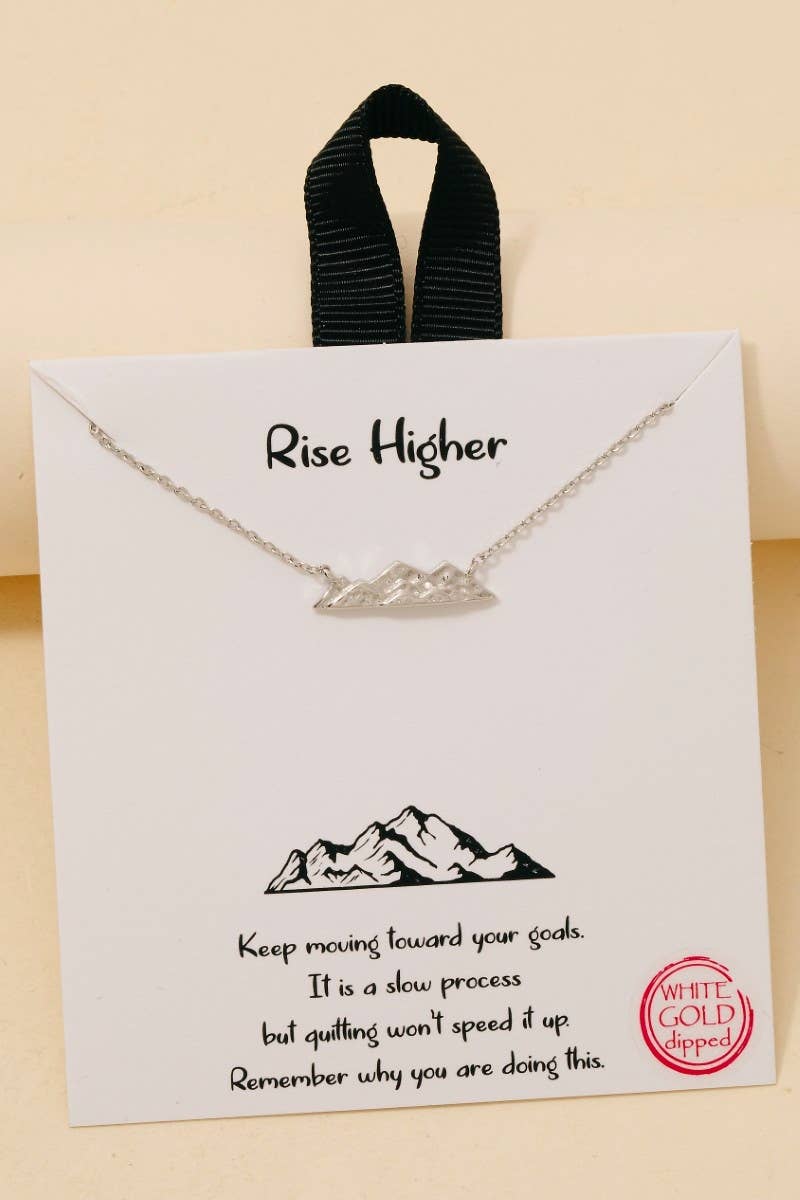 Gold Dipped Mountain Necklace
