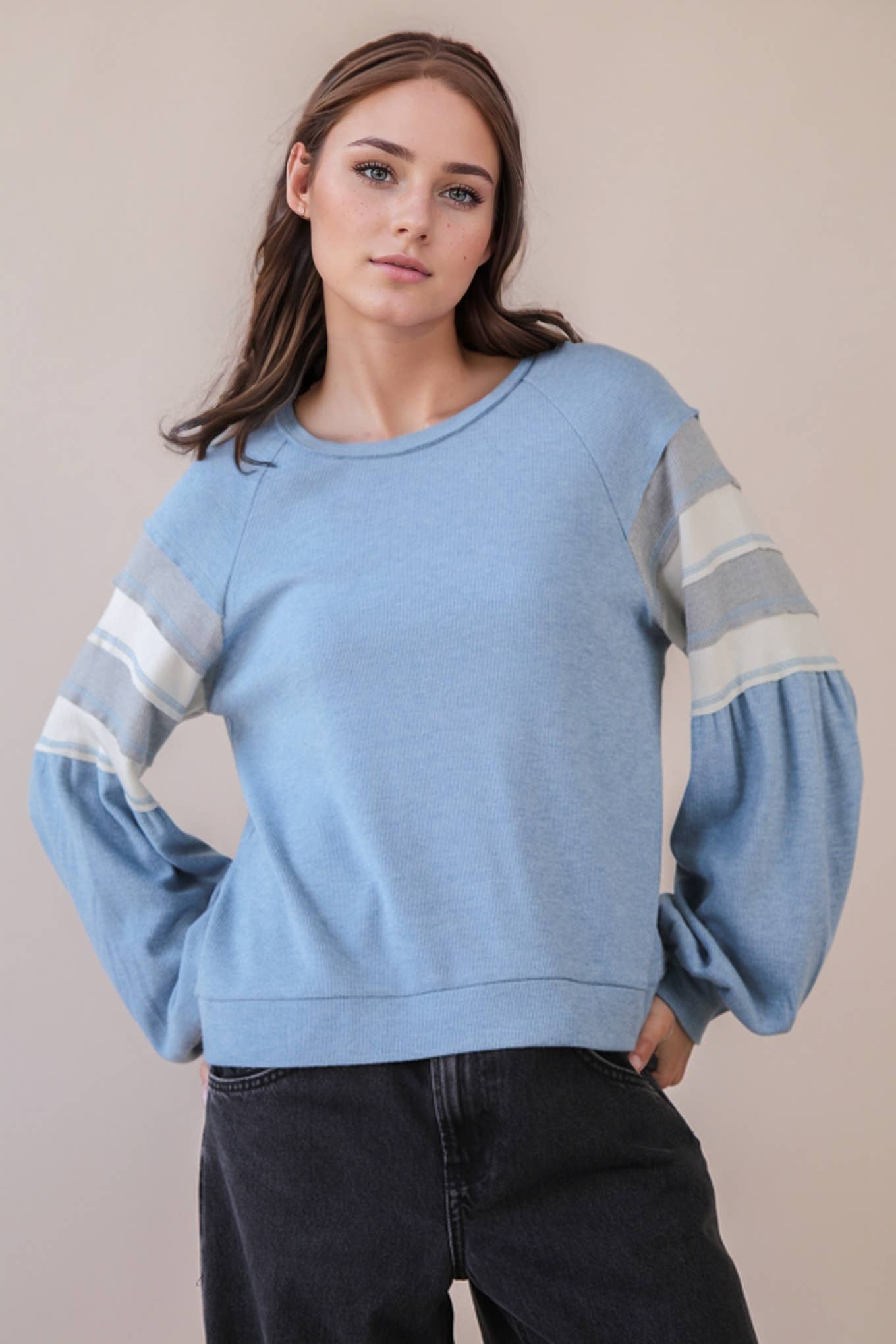The Lizzie Top- Blue