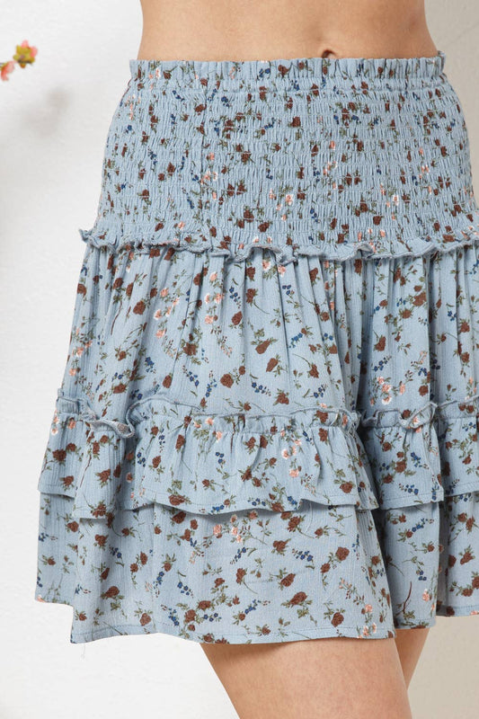 Blue Bloom Skirt