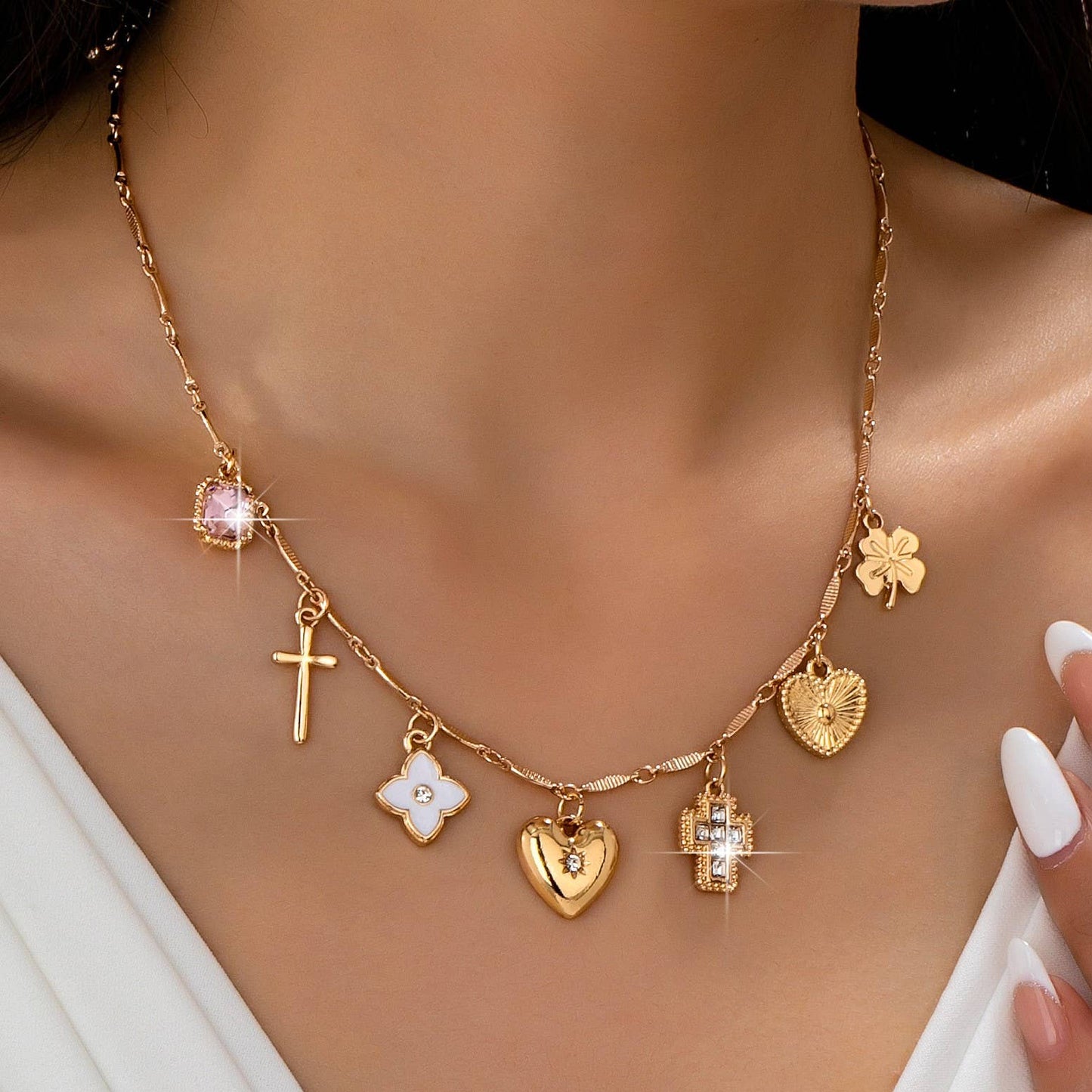 Hailey Charm Necklace