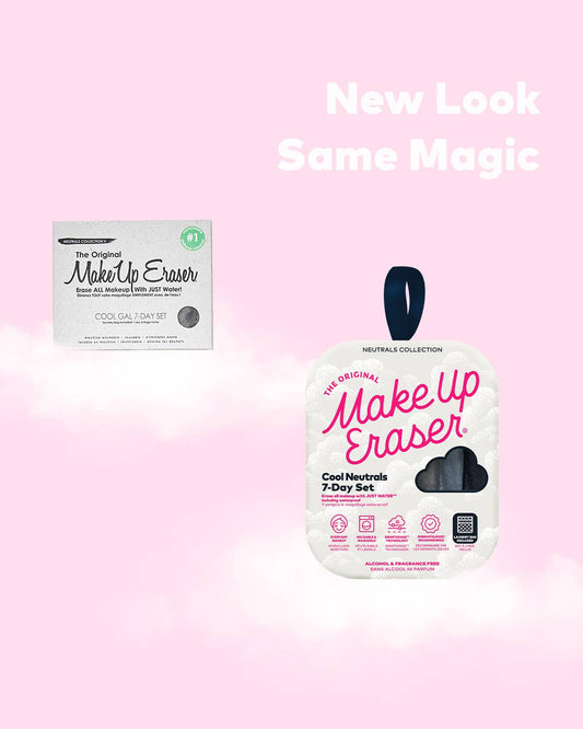 Cool Neutral MakeUp Eraser 7-Day Set