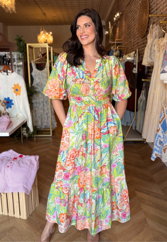 Minty Garden Dress