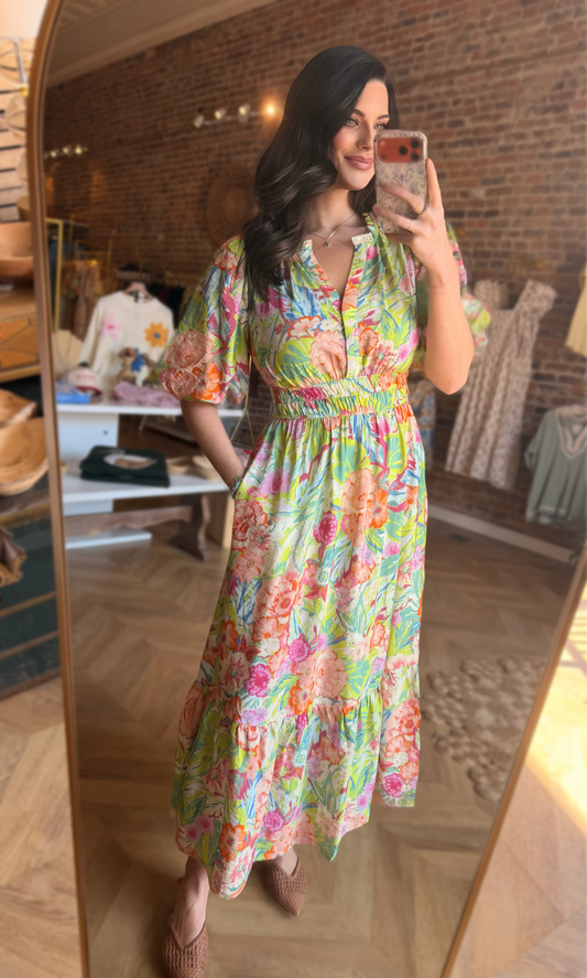 Minty Garden Dress