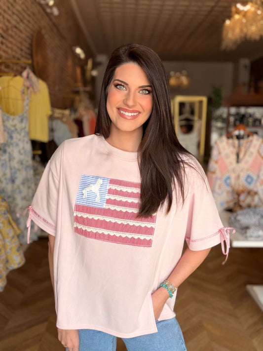 Frilly Flag Top
