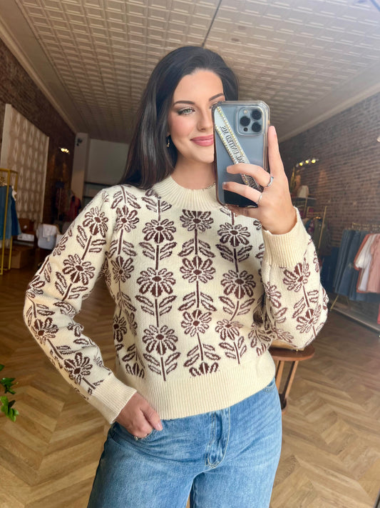 Blooming for Fall Top