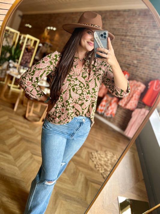 Paisley Lizzy Top
