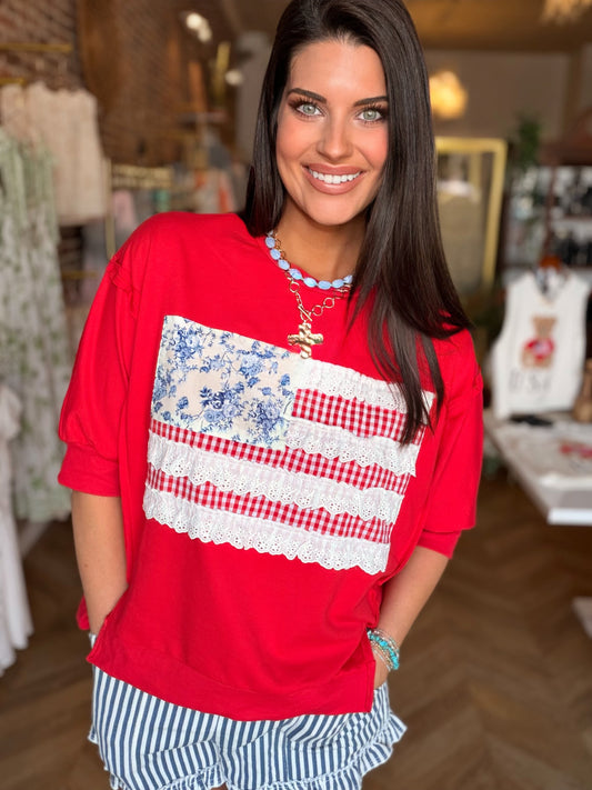 American Flag Top