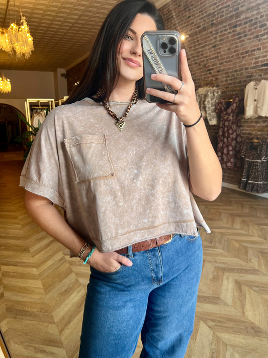 Mineral Washed Top