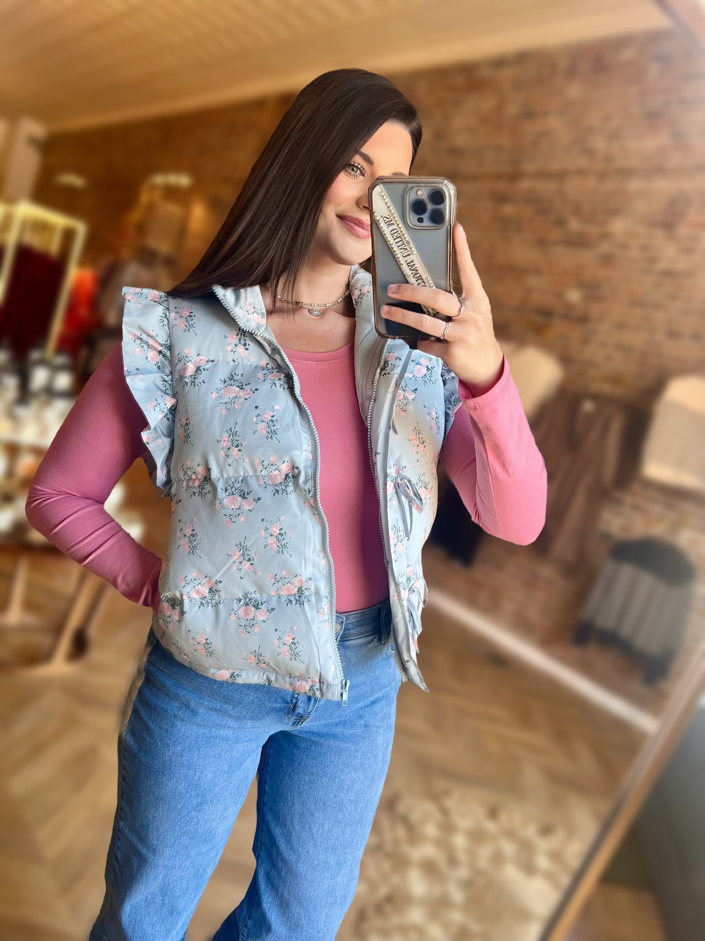 Blooming Ruffle Vest