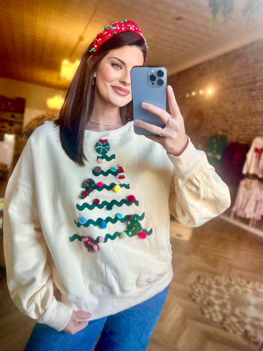 3D Christmas Tree Sweatshirt
