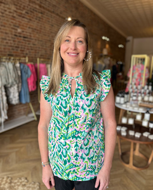 Green with Envy Top