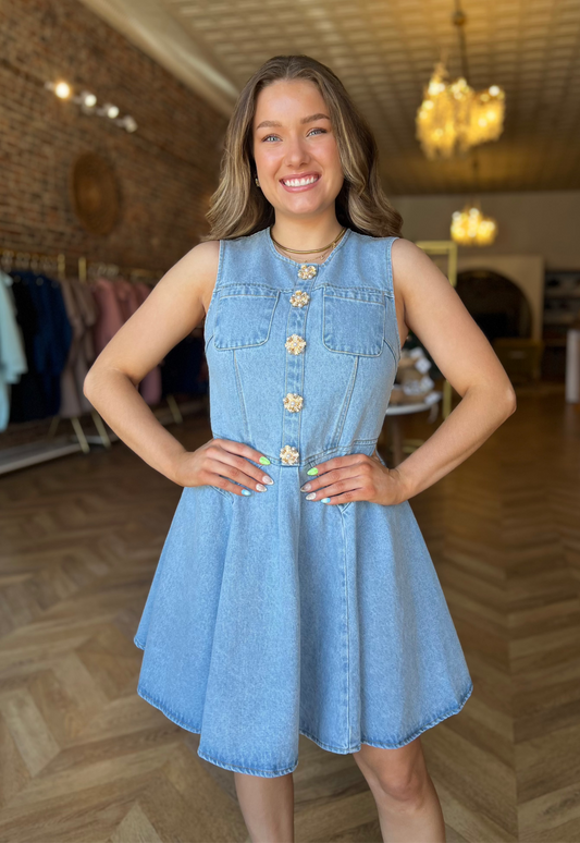 In my Denim Era Dress