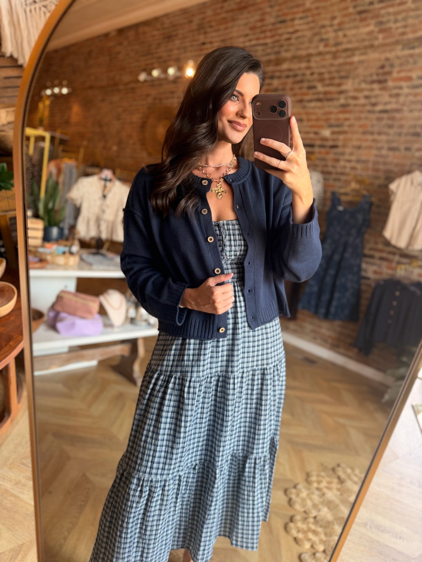 Plaid Around Dress